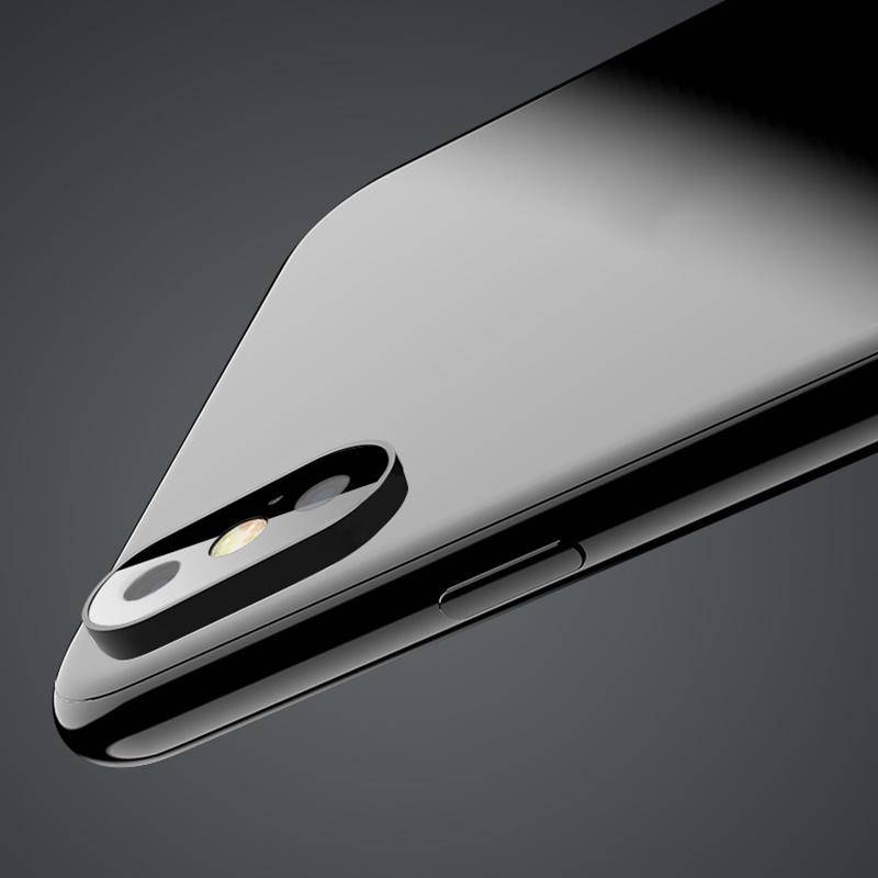 Tempered Glass Pelindung Lensa Kamera Belakang iPhone X XS XR XsMax Dengan Frame Metal