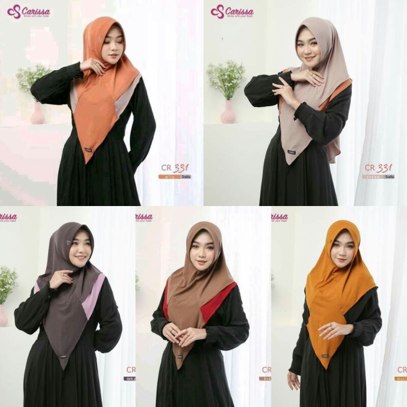 CARISSA HIJAB CR 331 TERBARU JILBAB INSTAN CARISSA MURAH TRENDY