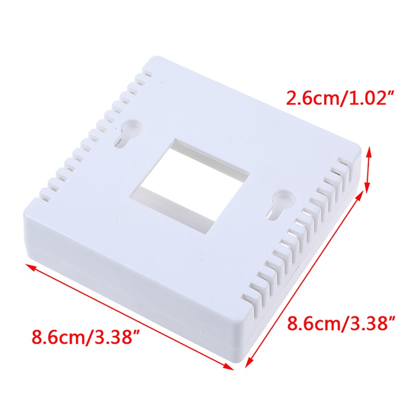 【justenjoyingg.id】86 Plastic project box enclosure case for diy LCD1602 meter tester with button