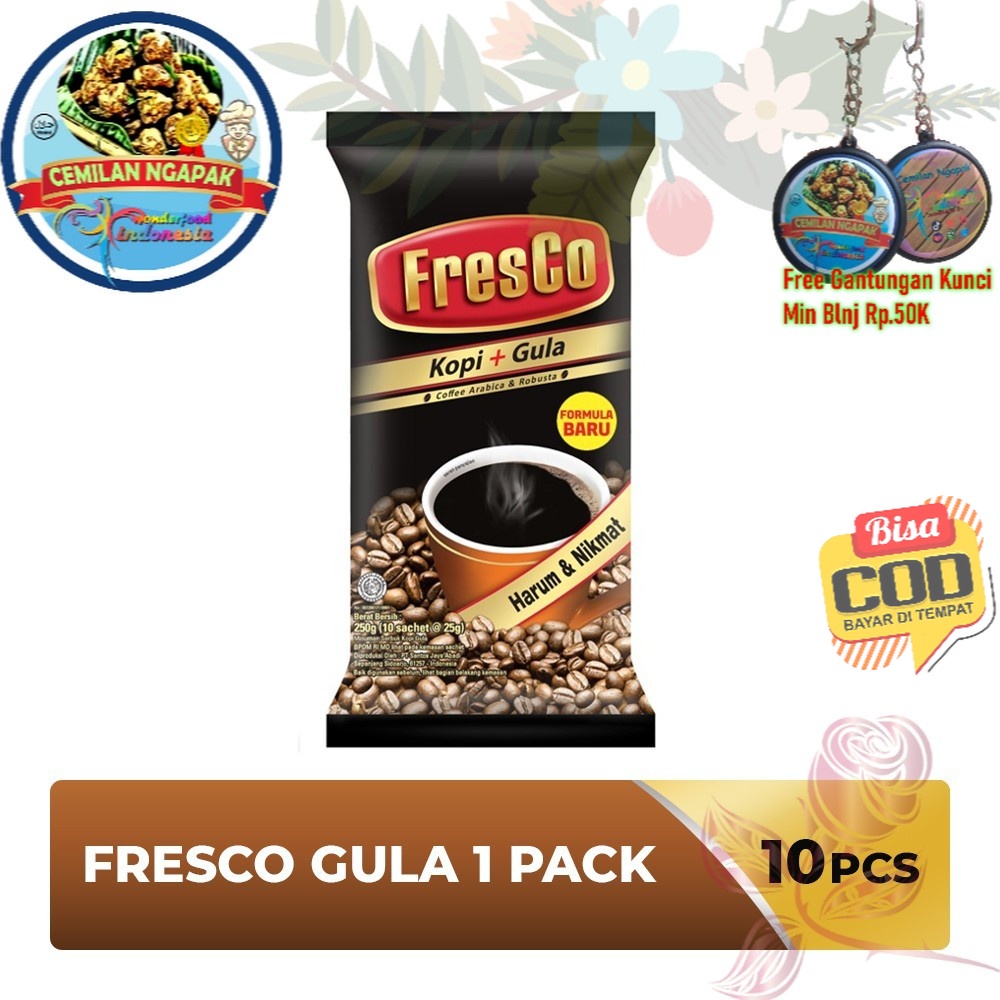 

FRESCO Gula 1 Pack (10 x 25 gr) Kopi Santai