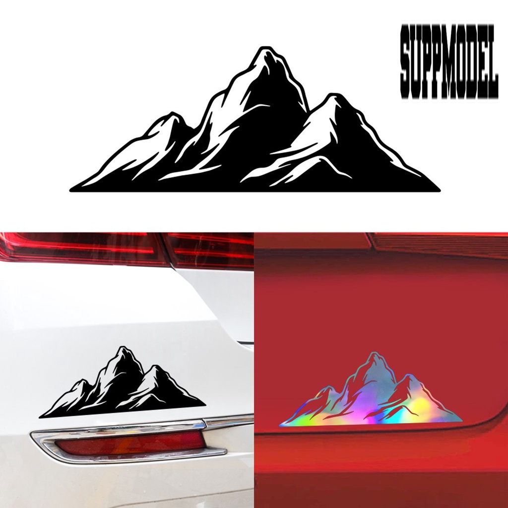 &lt; Car Adornment &gt; Stiker Motif Gunung Tahan Lama Untuk Dekorasi Mobil Van