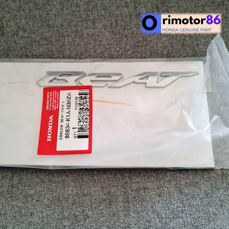 Emblem Beat 2020 Emblem Timbul BEAT 2020 Emblim Honda Emblim 3D Beat Original 1 Pcs Original AHM