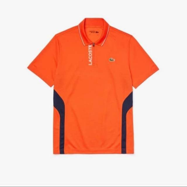 POLO SHIRT MAN LACOSTE SPORT TENNIS ZIPER YKK ORI SIZE XXL