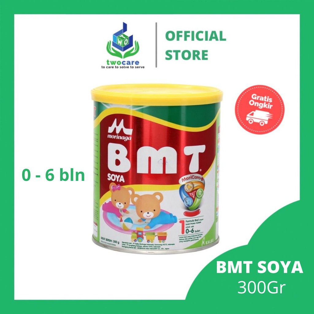 Morinaga BMT Soya Moricare 300 gr - Susu Formula Bayi Alergi Susu Sapi