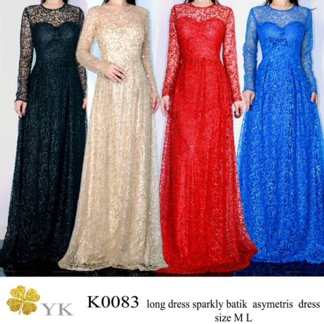 OSlong 0083 longdress duyung gaunpesta baju import wanita maxi dress OSfashions