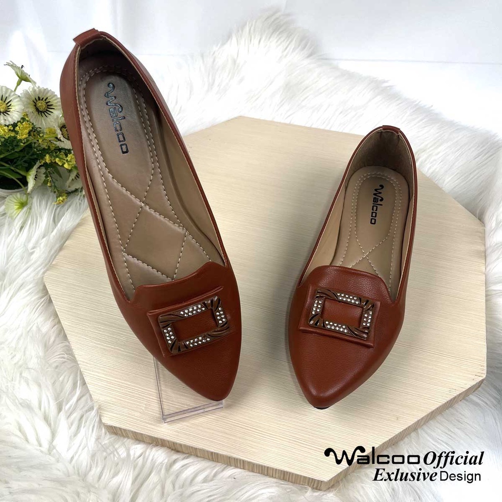 Walcoo Sepatu Flatshoes Wanita TREEX