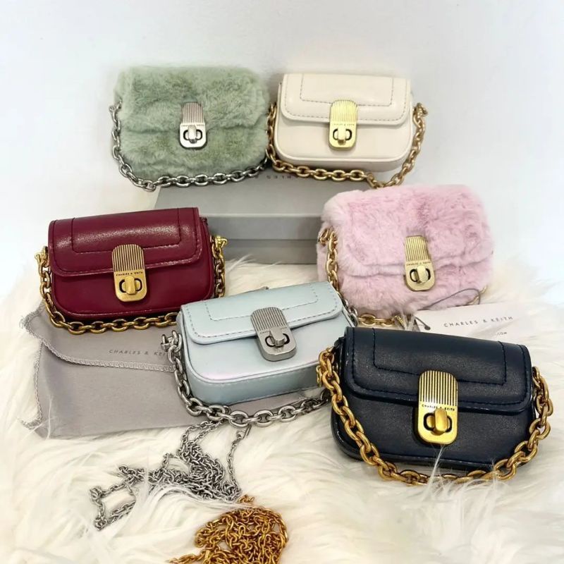 CK Enya Chain-Handle Mini Bag