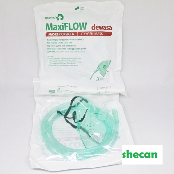 Maxiflow Masker Oksigen  dewasa