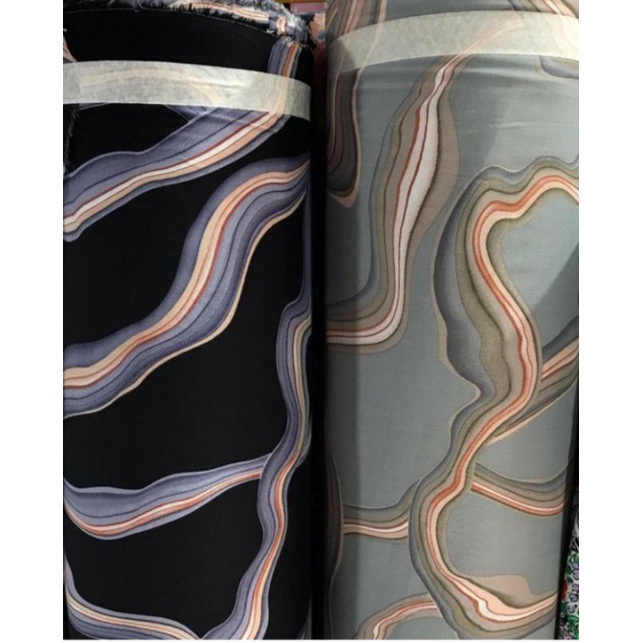 ( harga 0,5 meter ) katun rayon meteran, kain katun rayon viscose premium, bahan katun rayon, daster