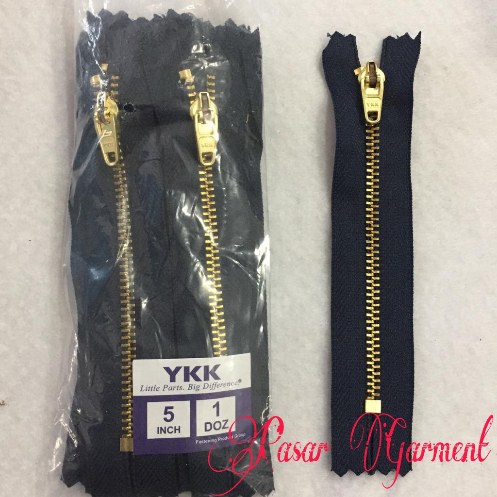 Resleting Jeans YKK 5 " ( 12,5 cm )