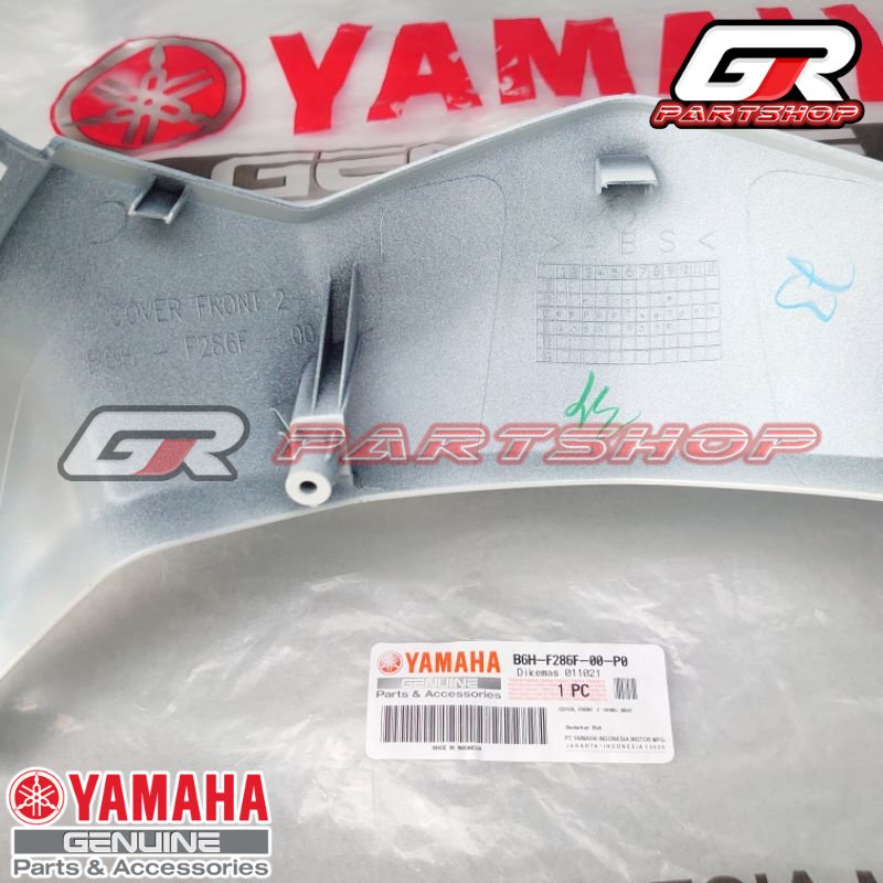 DAGU HEADLAMP PUTIH B6H-P0 ALL NEW NMAX ORIGINAL YAMAHA COVER FRONT BAWAH LAMPU DEPAN ORI YGP