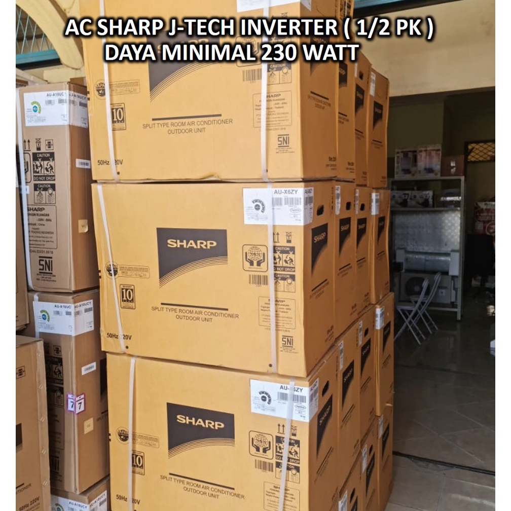 AC SHARP LOW WATT INVERTER 1/2PK AH-X6ZY X6ZY J-Tech Inverter Series
