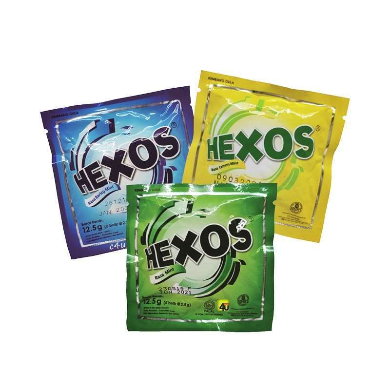 

Hexos pelega tenggorokan 20 gram (barley mint / strong / lemon mint)