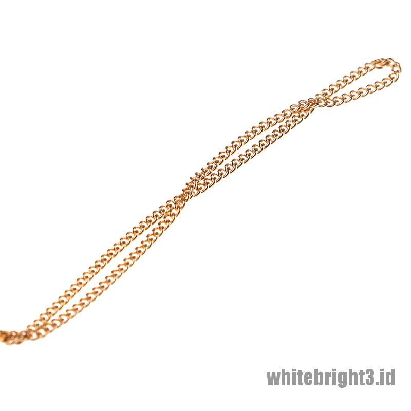 (white3) 1pc Jam Saku / Kalung Mini Skala 1: 6 Untuk Boneka Militer