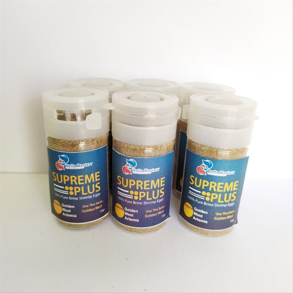 Artemia Supreme Plus 10gr Golden West Pakan Burayak Ikan Cupang Guppy