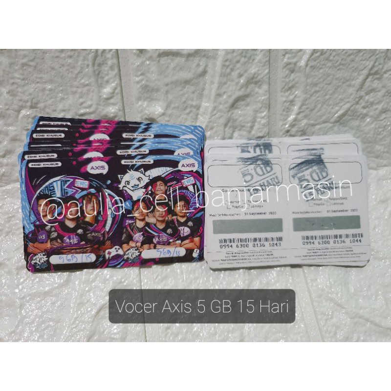 VOUCHER AXIS 5 GB 15 HARI