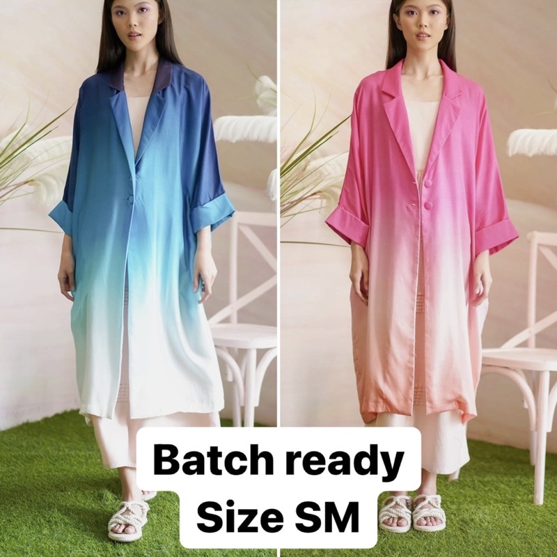 Novere x Mmehuillet mili long outer opnaisel ruffle dress drapery top long pants ocean popsicle SM
