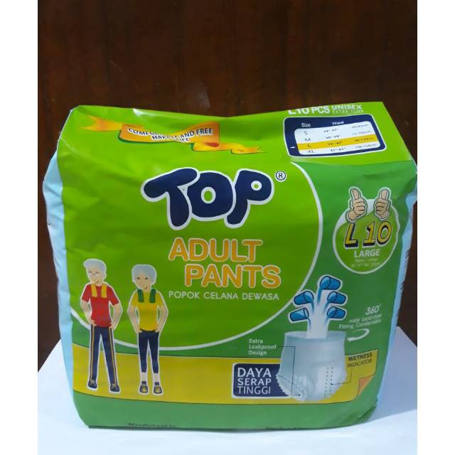 popok celana dewasa TOP M / L / XL