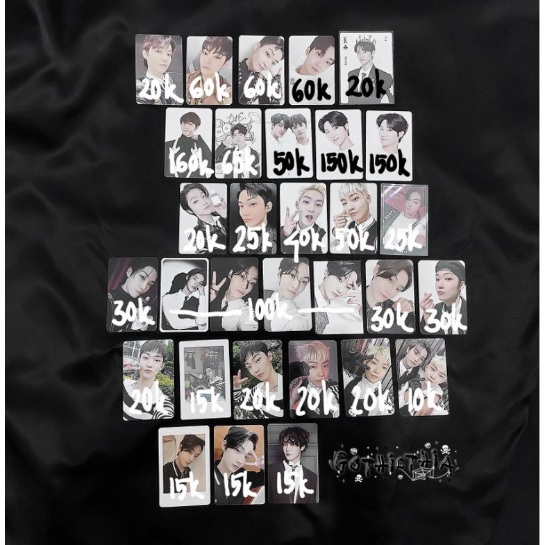 THE BOYZ KEVIN PHOTOCARDS [moon hyungseo boy the first no air the only the stealer chase thrill ride