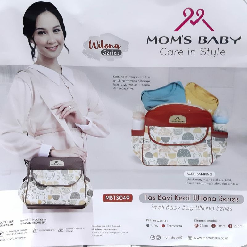 isd/jnid MBT3049 TAS KECIL ,MBT3050 TAS BESAR MOMS BABY SERI WILONA