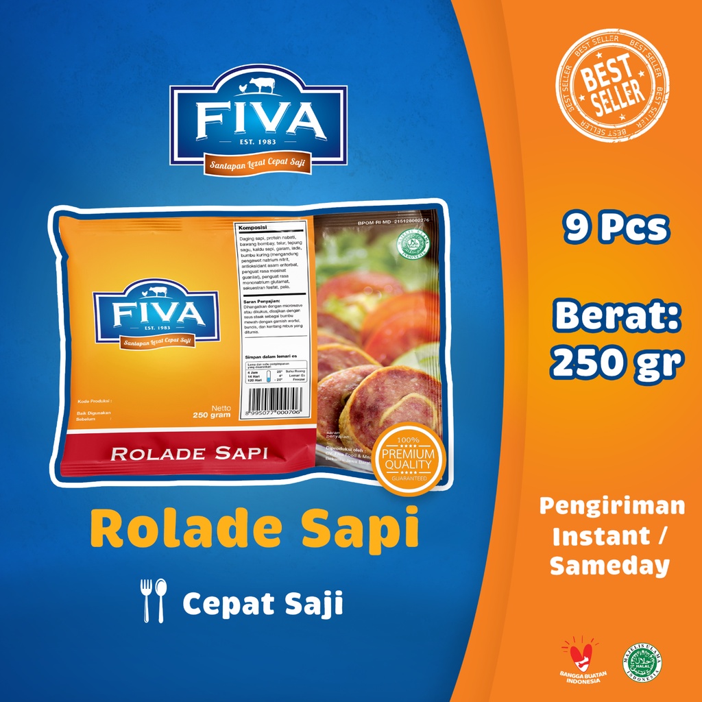 

FIVA Rolade Sapi 250 gram