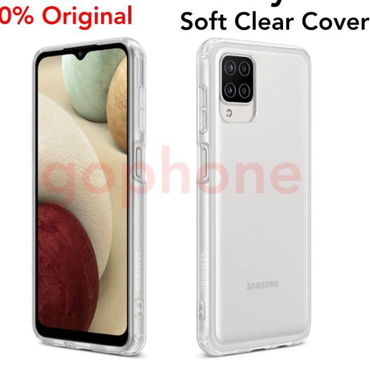 X53T Samsung Galaxy A12 A02s Original Soft Clear  Casing Silikon Bening Kesing Case SKN