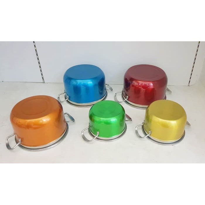 Panci Set Rainbow Korea Pot Stainless