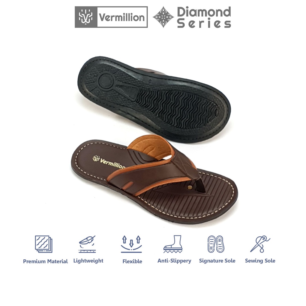 Sandal Jepit Pria Sandal Kulit Pria Slop Sandal Jepit Sandal Pria Kekinian Sandal Anti Slip Pria Sandal Pria Sandal Pria Karet Sandal Pria Casual - Cassanova