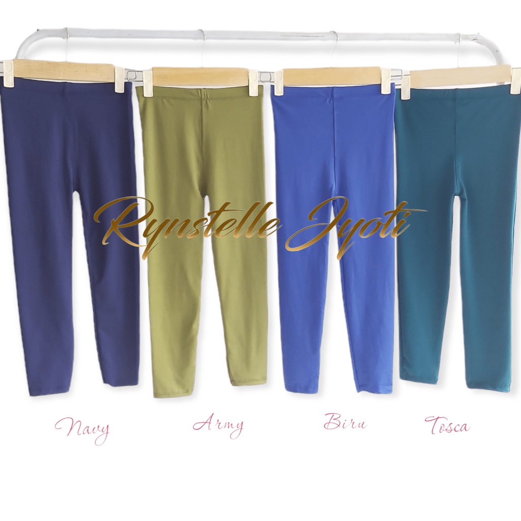 Legging Anak Panjang Full Colour 3 - 12 tahun | Legging Anak Polos by Rynstelle