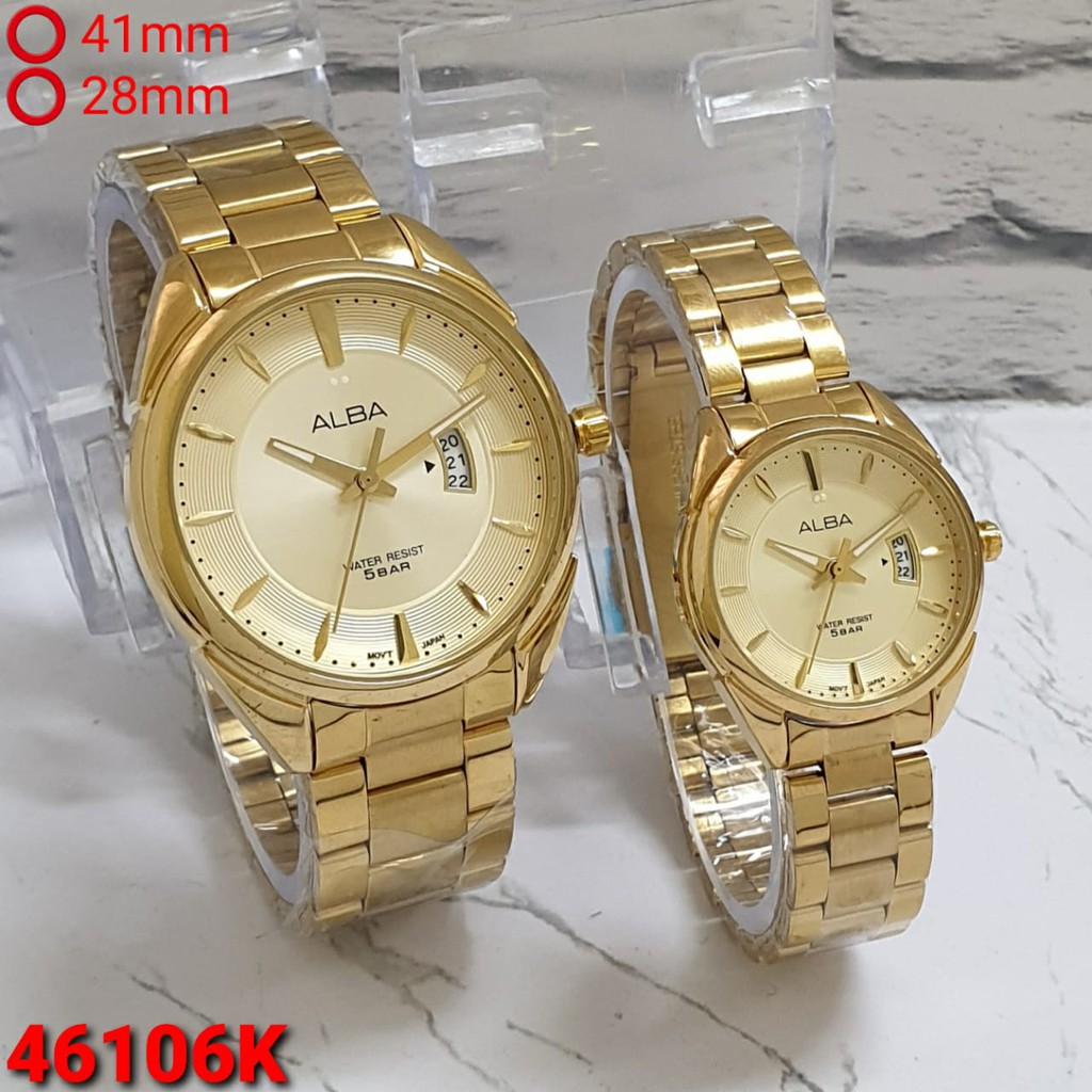 Jam tangan Alba Couple Original Quartz