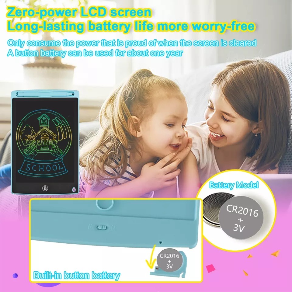 LCD Drawing Writing Tablet 8.5&quot; inch Papan Tulis Digital Anak &amp; Dewasa