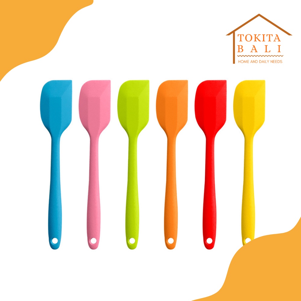 Spatula Silikon Tahan Panas | Spatula Adonan Kue Silikon Tahan Panas