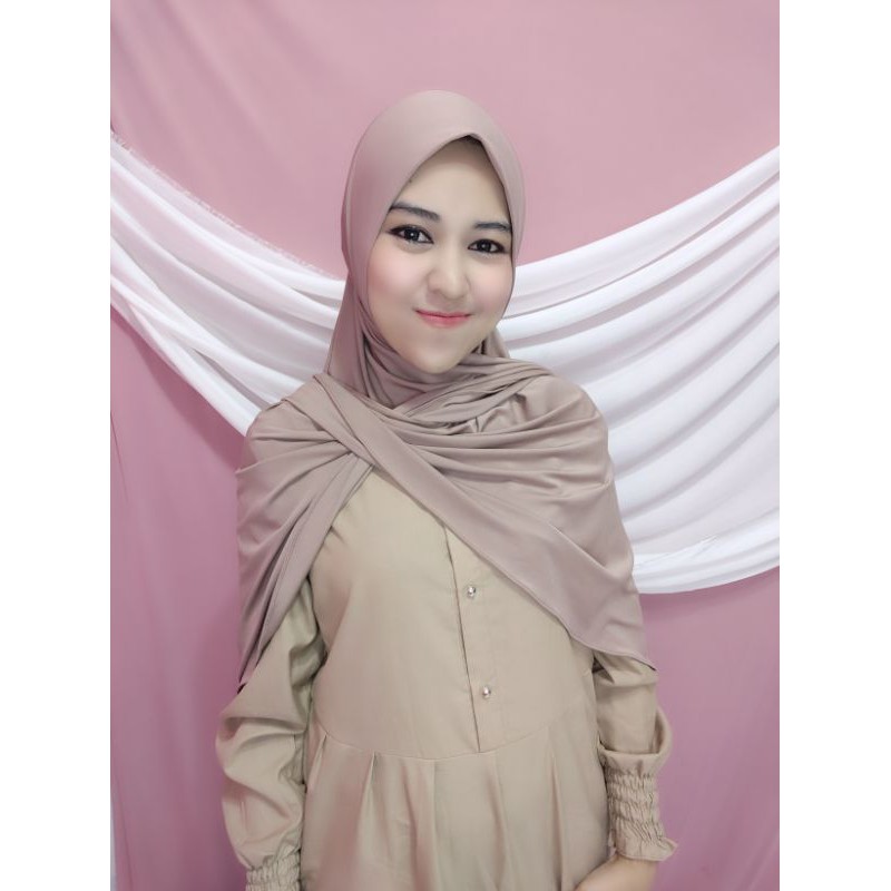 PROMO!!! Hijab Jilbab Instan Kayla Segitiga Nazwa-Mocca