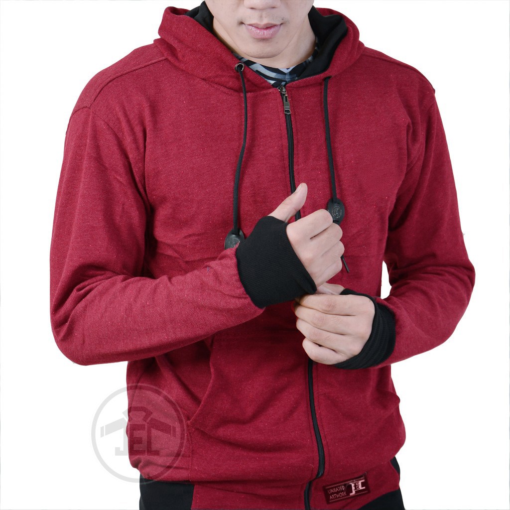 JEC BIG Size XXL Sweater ROUNDHAND Zipper Hoodie Polos Full Premium | Fleece | Jumbo | Unisex