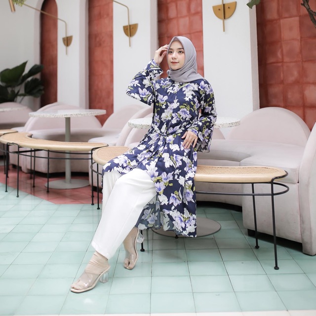 Koyu Hijab Baju Atasan Lusie tunik Hot Sale