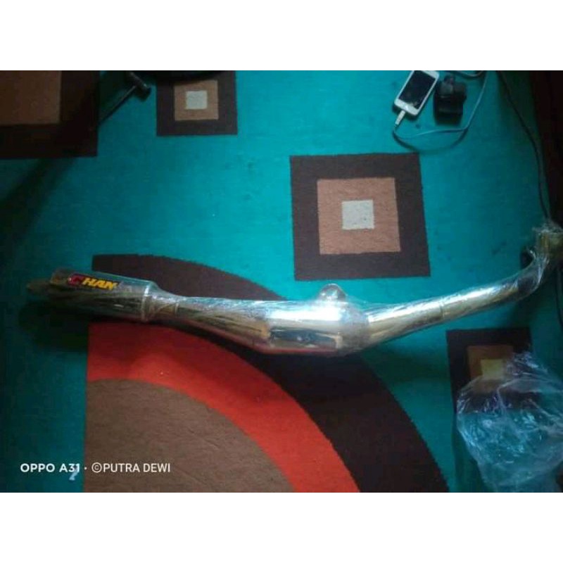 knalpot standar racing fizr merek chan