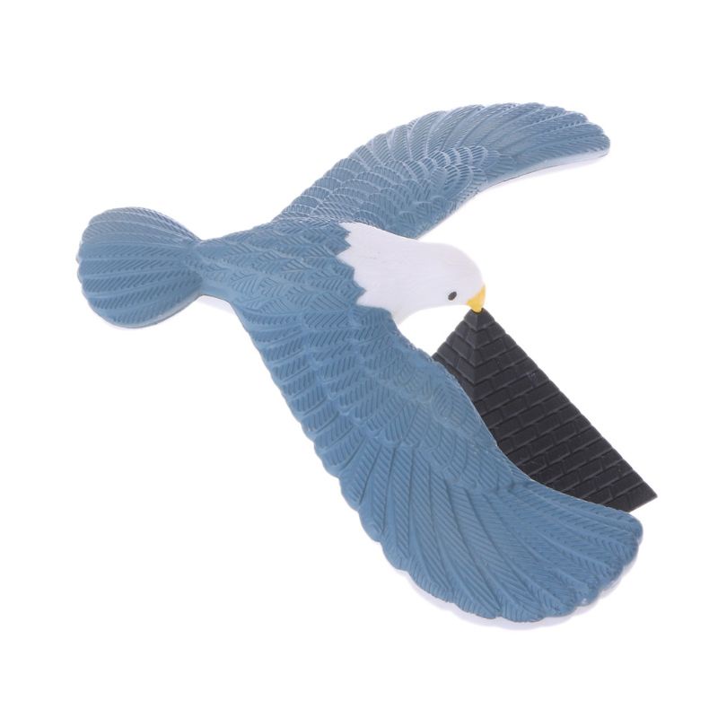 Mary Kid's Balance Toy Table Decor Model Eagle Untuk w/3d Tekstur Kulit Pesta Keluarga Fa