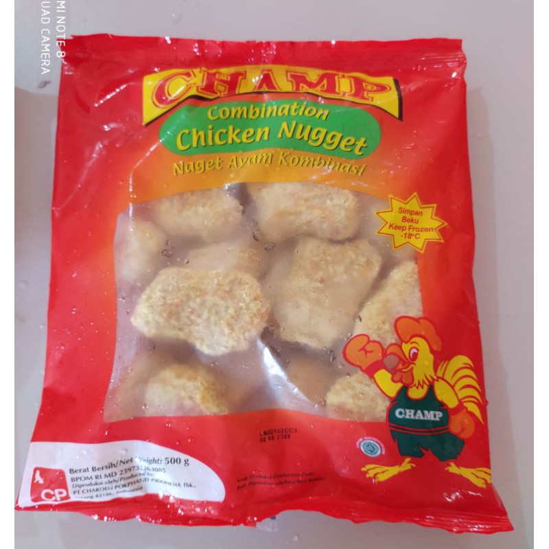 

CHAMP NUGET AYAM S 500GR