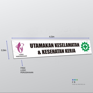 Jual Spanduk Banner K3 Safety UTAMAKAN KESELAMATAN & KESEHATAN KERJA