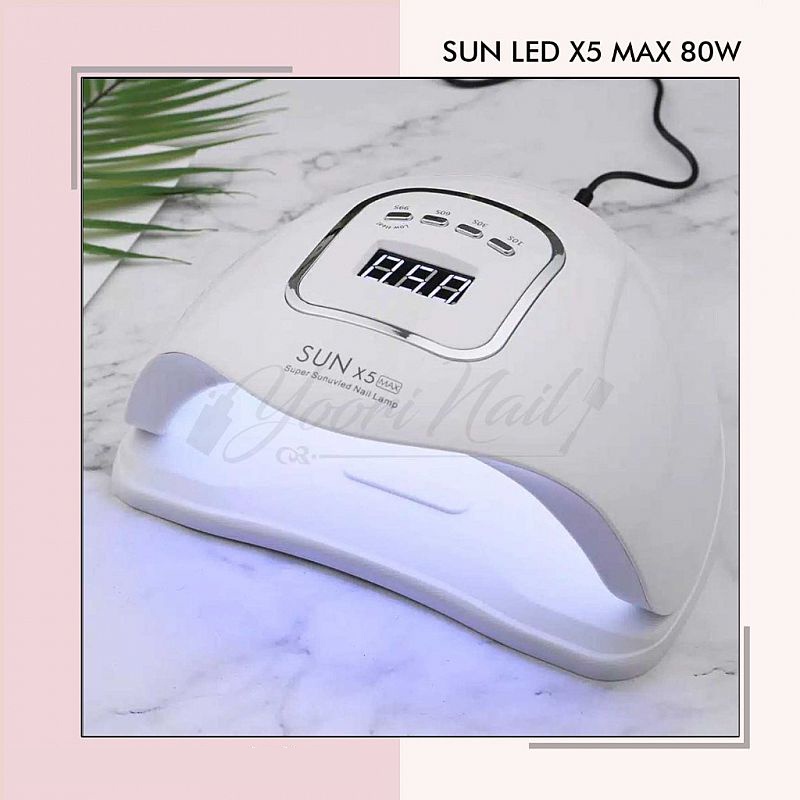 LED SUN X5 MAX 80W uv led nail dryer pengering kutek gel led lamp