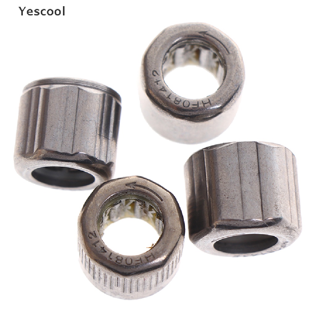 Yescool 2pcs Bearing HF081412 Roller Bearing Bentuk Segi Delapan Satu Arah