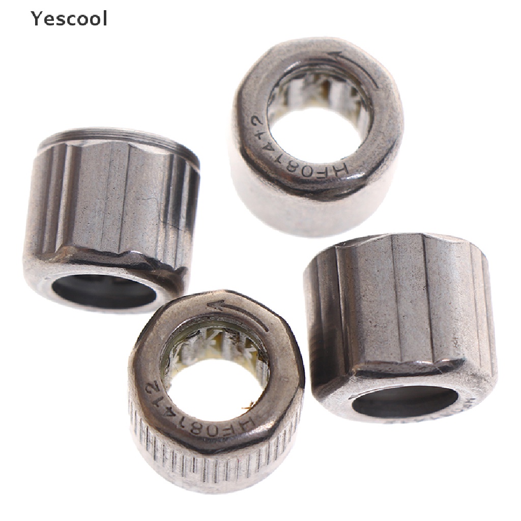 Yescool 2pcs Bearing HF081412 Roller Bearing Bentuk Segi Delapan Satu Arah