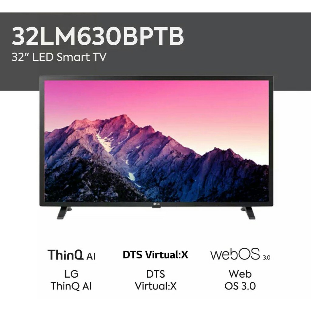 LG 32 Inch Smart TV LED 32LM630BPTB
