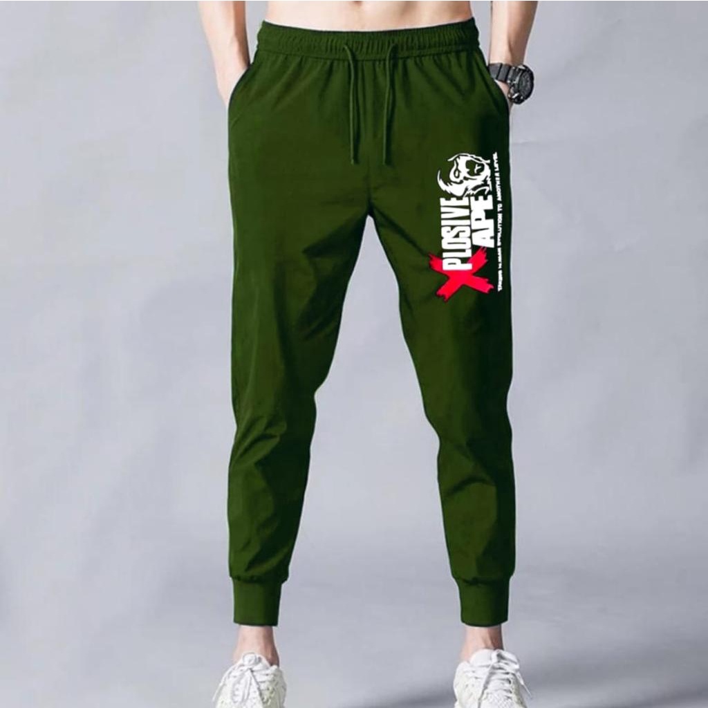 CELANA PANJANG JOGGER PRIA APE KUALITAS BAGUS BAHAN BABYTERRY