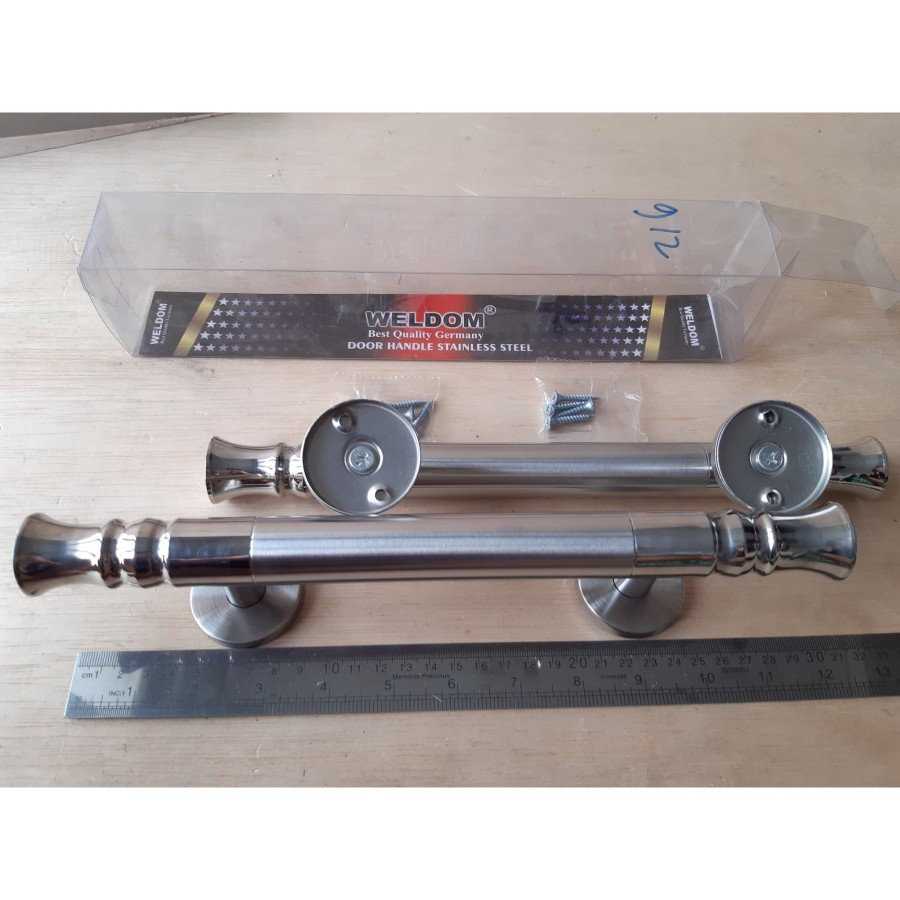 Handle Pintu Rumah WELDOM 912 / Tarikan Pintu / Gagang Pintu DUA / PEGANGAN GAGANG TARIKAN PINTU RUM