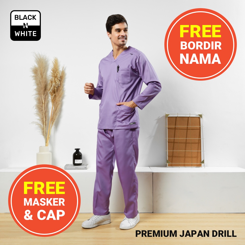 Baju OKA / Baju Jaga / Baju Perawat / Baju Ok / Premium Japan Drill / VARIAN BARU