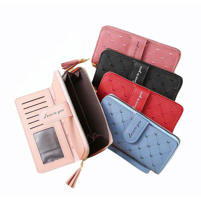 EV D 865-5 dompet panjang wanita Korea style import real pict