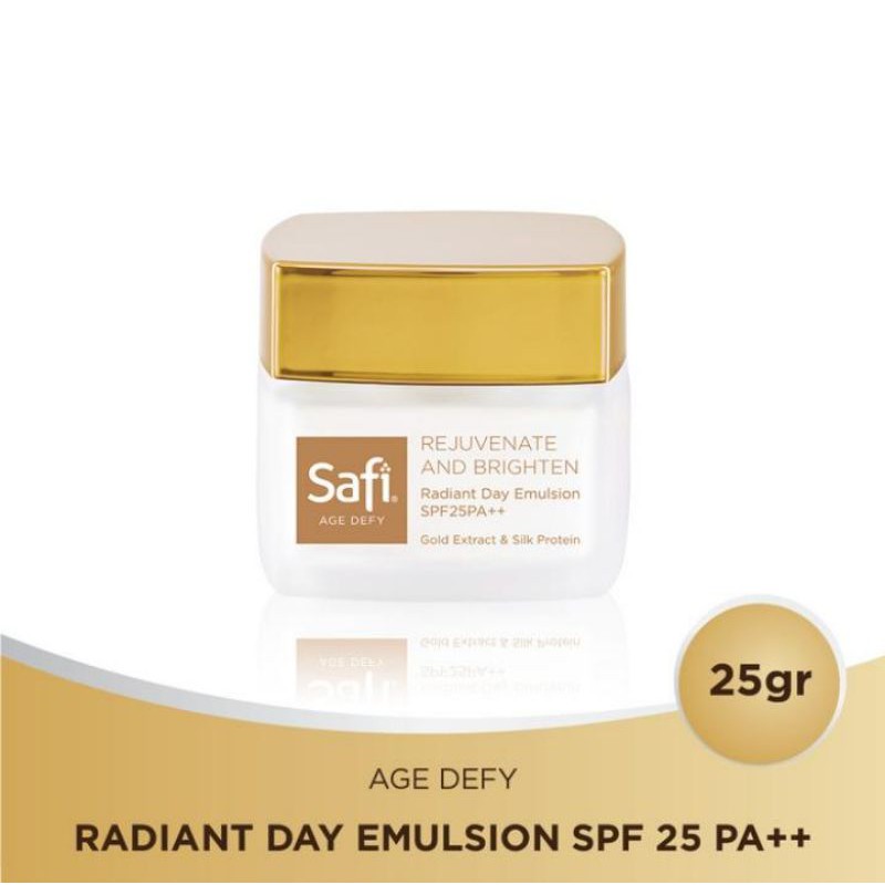 SAFI AGE DEFY RADIANT DAY CREAM EMULSION SPF25 PA++ KRIM SIANG