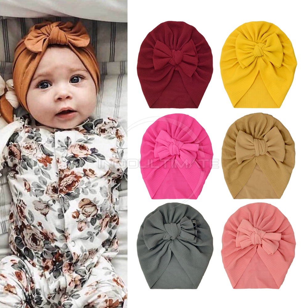 1Pcs Topi Turban Anak Bayi Perempuan PREMIUM  kupluk Turban Kerudung Bayi Anak Perempuan TRB-22 Kupluk Bayi Anak Perempuan Penutup Kepala Bayi Anak Perempuan Topi Turban Anak Bayi Balita Cewek Perempuan