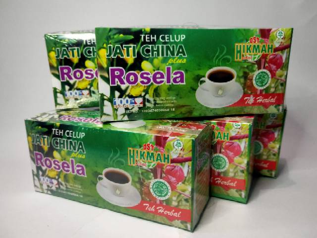 Grosir Teh Herbal Jati Cina plus Rosella 100% ORIGINAL